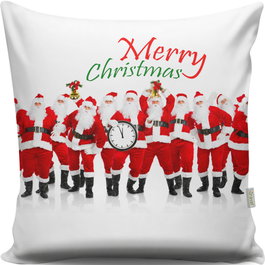 Aberto Design Cojín Multicolor 43 x 43 cm con Relleno de Silicona